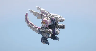 Palkia from Pokemon — Minecraft Build by LeonisBuilds
