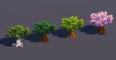 Trees Pack 2 — Minecraft Build by MellowHat