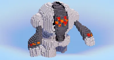 Registeel from Pokemon — Minecraft Build by LeonisBuilds