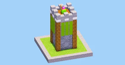 Clash of Clans Archer Tower Level 7 — Minecraft Build by LeonisBuilds