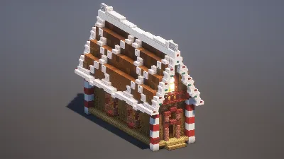 Small Christmas House — Minecraft Build by MellowHat