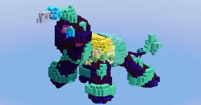 Terapagos from Pokemon — Minecraft Build by LeonisBuilds