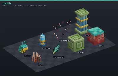 The Sift Asset Download [Java + Bedrock + Blockbench] — Minecraft Resource Pack by ScorpionTeam