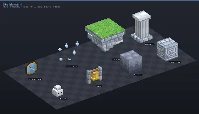 Sky Islands II Asset Download [Java + Bedrock + Blockbench] — Minecraft Resource Pack by ScorpionTeam