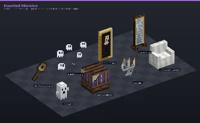Haunted Mansion Asset Download [Java + Bedrock + Blockbench] — Minecraft Resource Pack by ScorpionTeam