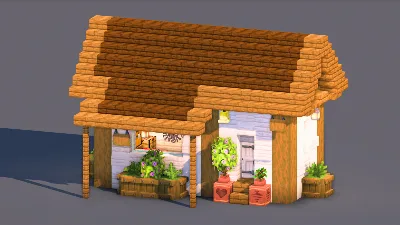 Small Rustic Store & Cabin | Fully Furnished Interior — Minecraft Build by RaekonBuilds