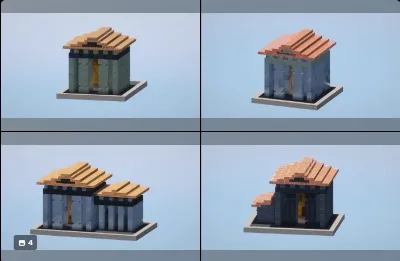 Roman Temples pack — Minecraft Build by LeonisBuilds
