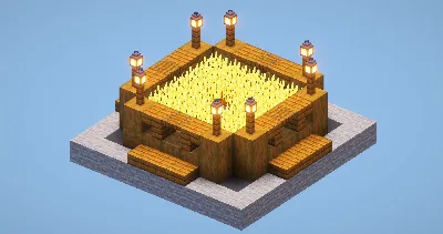 Small Wheat Farm — Minecraft Build by LeonisBuilds