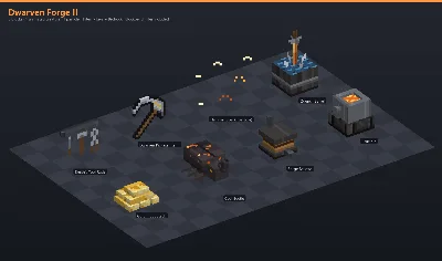 Dwarven Forge II Asset Download [Java + Bedrock + Blockbench] — Minecraft Resource Pack by ScorpionTeam