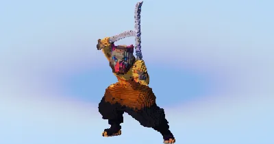 Inosuke — Minecraft Build by LeonisBuilds