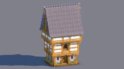 Medieval House – Fully Decorated Interior | Download — Minecraft Build by RaekonBuilds