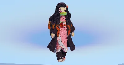Nezuko — Minecraft Build by LeonisBuilds