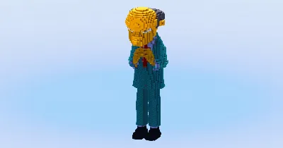 Montgomery Burns — Minecraft Build by LeonisBuilds