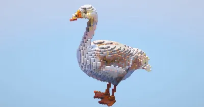 Goose‎ — Minecraft Build by LeonisBuilds