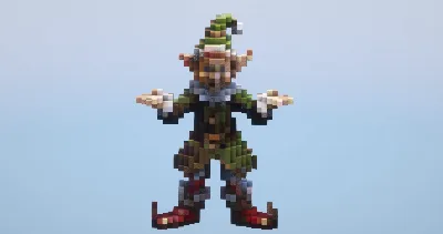 Christmas Elf Small — Minecraft Build by LeonisBuilds