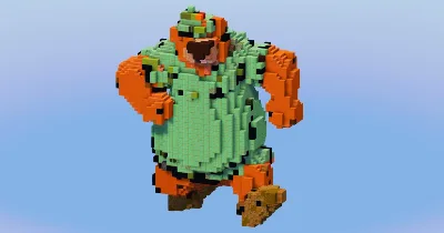 Little John from Disney Robin Hood — Minecraft Build by LeonisBuilds