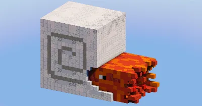 Nautilus with Iron Armor — Minecraft Build by LeonisBuilds