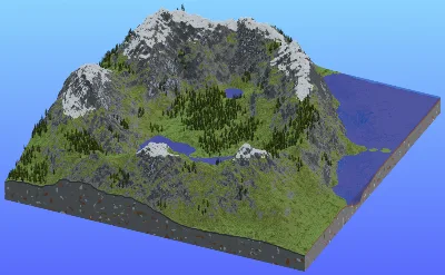 Survival Snowy Peaks Mountains Custom Map 1000x1000 Blocks — Minecraft Build by LeonisBuilds