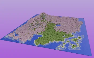 Custom Map - Cherry Forest — Minecraft Build by MellowHat
