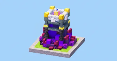 Clash of Clans Wizard Tower Level 11 — Minecraft Build by LeonisBuilds