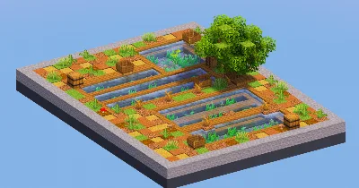 Rural Japanese Paddie 1 — Minecraft Build by LeonisBuilds