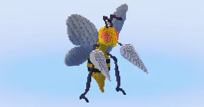 Beedrill — Minecraft Build by LeonisBuilds