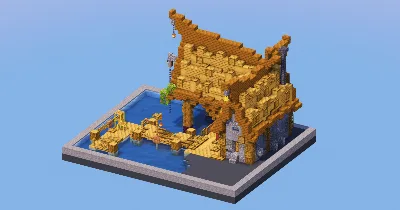 Oak Medieval Wharf — Minecraft Build by LeonisBuilds