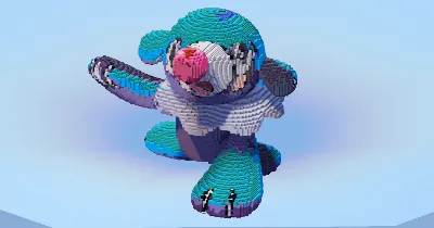 Popplio — Minecraft Build by LeonisBuilds