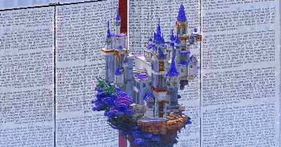 Floating Fantasy Castle — Minecraft Build by TheBibleOfBuilding
