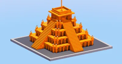 Aztec Pyramid Beacon Design — Minecraft Build by LeonisBuilds