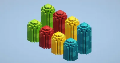 Mario's World Pillars — Minecraft Build by LeonisBuilds