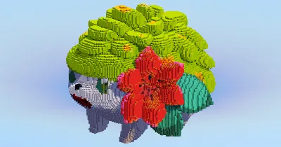 Shaymin — Minecraft Build by LeonisBuilds