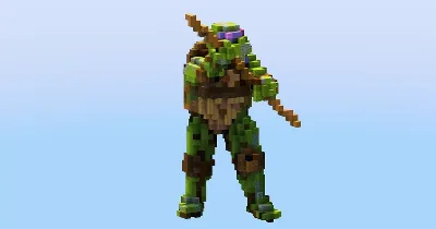 Purple Ninja Turtle — Minecraft Build by LeonisBuilds