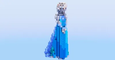 Elsa from Disney Frozen — Minecraft Build by LeonisBuilds