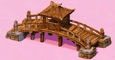 Wooden Pagoda Bridge — Minecraft Build by EasternRealms