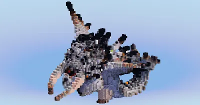 Bewilder Beast Dragon from How To Train Your Dragon — Minecraft Build by LeonisBuilds