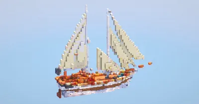 Ship Small — Minecraft Build by LeonisBuilds
