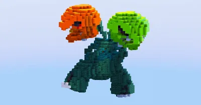 Scovillain from Pokemon — Minecraft Build by LeonisBuilds