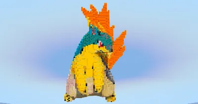 Quilava — Minecraft Build by LeonisBuilds