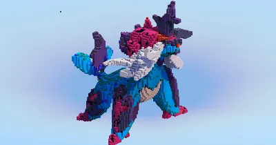 Hisuian Samurott — Minecraft Build by LeonisBuilds