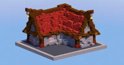 Mangrove Red Medieval House 11 — Minecraft Build by LeonisBuilds