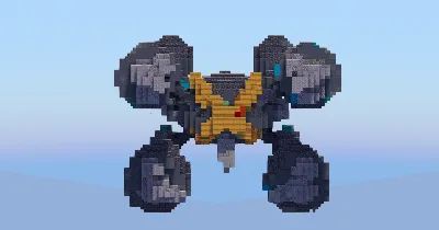 Mega Metagross from Pokemon — Minecraft Build by LeonisBuilds