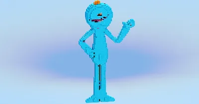 Mr Meeseeks — Minecraft Build by LeonisBuilds