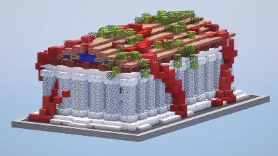 Fantasy Greek Temple — Minecraft Build by LeonisBuilds