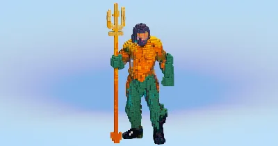 Aquaman — Minecraft Build by LeonisBuilds