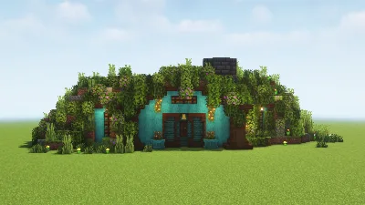 Natural Hobbit House – Minecraft Fantasy Build — Minecraft Build by antocerati