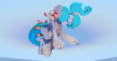 Primarina — Minecraft Build by LeonisBuilds