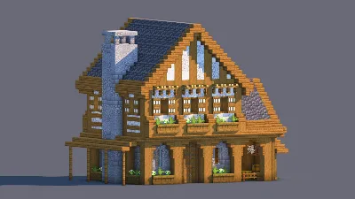 Medieval House – Fully Decorated Interior | Download — Minecraft Build by RaekonBuilds
