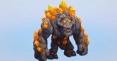 Crystal Golem‎ — Minecraft Build by LeonisBuilds