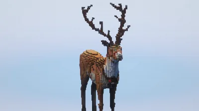 Christmas Reindeer — Minecraft Build by LeonisBuilds